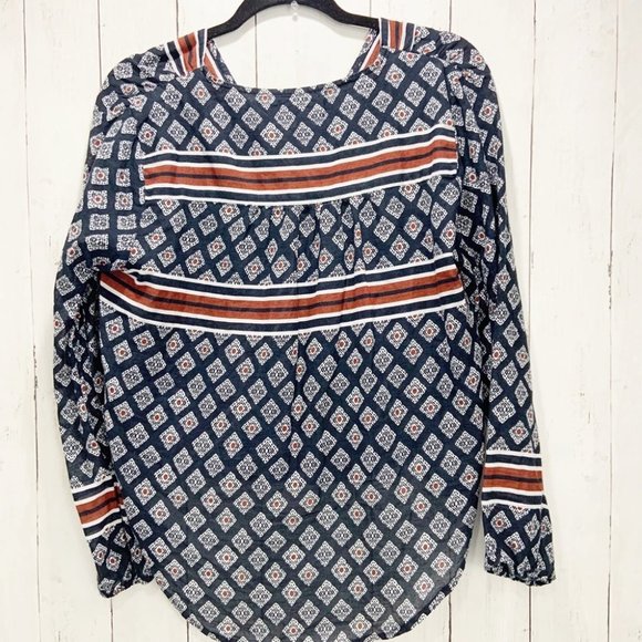 🛍Hippie Laundry Boho Wrap High Low Blouse| Medium - Picture 3 of 8